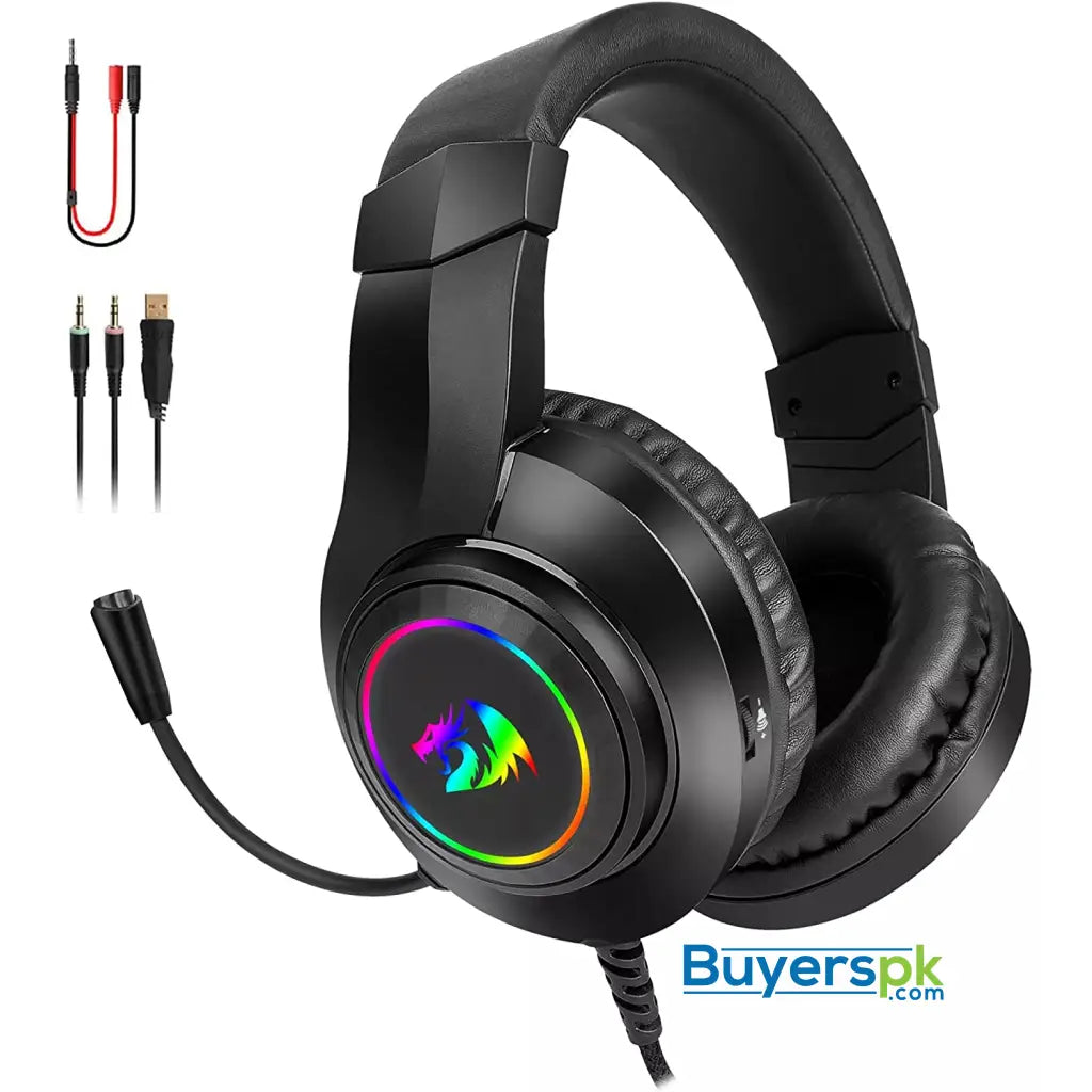 Redragon Hylas H260 Rgb Gaming Headphone 2 Jacks 3.5mm for Computer - Price in Pakistan Redragon Hylas H260 Rgb Gaming Headphone 2 Jacks 3.5mm for Computer - Price in Pakistan